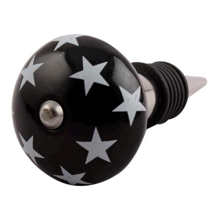 White Star Ceramic Wine Stopper